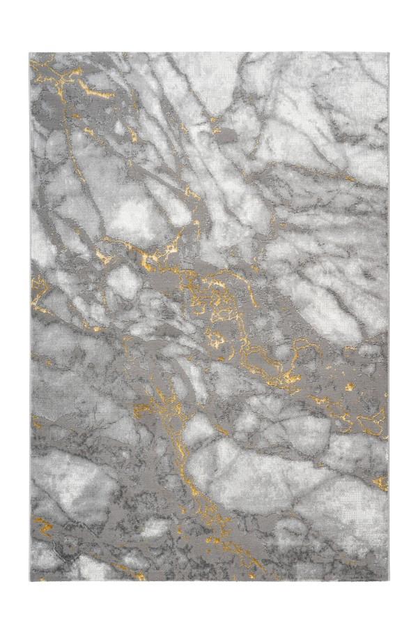 Grey and Gold Rug